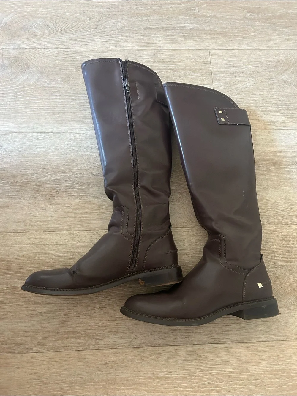 Franco Sarto Brown Over-the-Knee Riding Boots